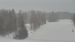 Dojezd hlavní sjezdovky