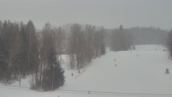 Dojezd hlavní sjezdovky