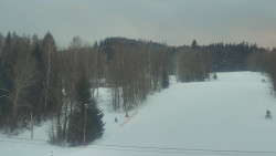 Dojezd hlavní sjezdovky