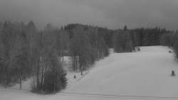 Dojezd hlavní sjezdovky