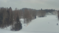 Dojezd hlavní sjezdovky