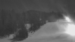 Dojezd hlavní sjezdovky