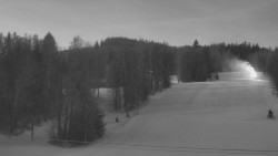 Dojezd hlavní sjezdovky