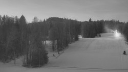 Dojezd hlavní sjezdovky