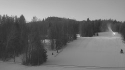 Dojezd hlavní sjezdovky