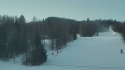 Dojezd hlavní sjezdovky