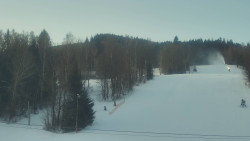 Dojezd hlavní sjezdovky