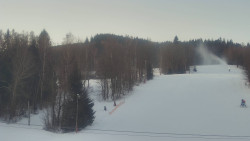 Dojezd hlavní sjezdovky