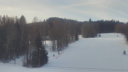 Dojezd hlavní sjezdovky