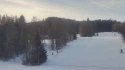 Dojezd hlavní sjezdovky