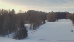 Dojezd hlavní sjezdovky