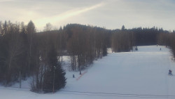 Dojezd hlavní sjezdovky