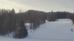 Dojezd hlavní sjezdovky