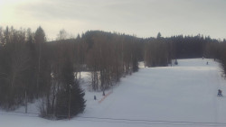 Dojezd hlavní sjezdovky