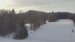 Dojezd hlavní sjezdovky