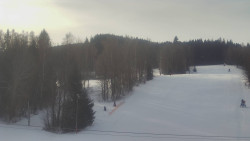 Dojezd hlavní sjezdovky