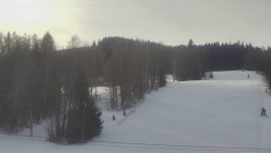 Dojezd hlavní sjezdovky