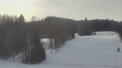 Dojezd hlavní sjezdovky