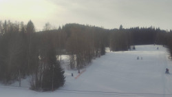 Dojezd hlavní sjezdovky