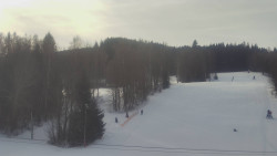 Dojezd hlavní sjezdovky