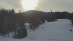 Dojezd hlavní sjezdovky