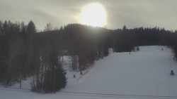 Dojezd hlavní sjezdovky