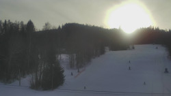 Dojezd hlavní sjezdovky