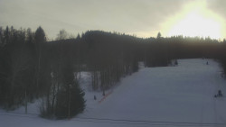 Dojezd hlavní sjezdovky