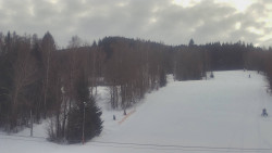 Dojezd hlavní sjezdovky