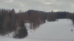 Dojezd hlavní sjezdovky