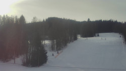 Dojezd hlavní sjezdovky