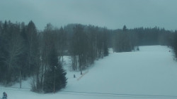 Dojezd hlavní sjezdovky