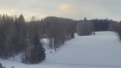 Dojezd hlavní sjezdovky