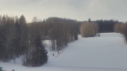 Dojezd hlavní sjezdovky