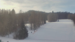 Dojezd hlavní sjezdovky