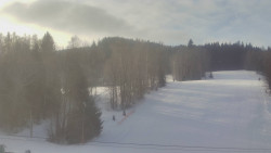 Dojezd hlavní sjezdovky