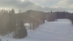 Dojezd hlavní sjezdovky