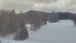 Dojezd hlavní sjezdovky