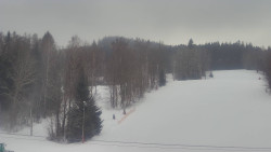 Dojezd hlavní sjezdovky