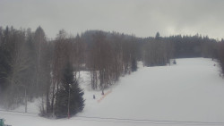 Dojezd hlavní sjezdovky