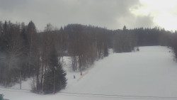 Dojezd hlavní sjezdovky