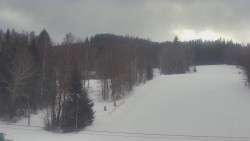 Dojezd hlavní sjezdovky