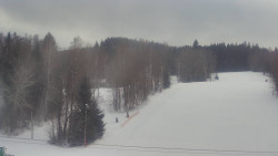 Dojezd hlavní sjezdovky