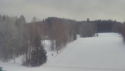 Dojezd hlavní sjezdovky