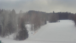 Dojezd hlavní sjezdovky