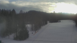 Dojezd hlavní sjezdovky