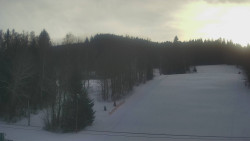 Dojezd hlavní sjezdovky