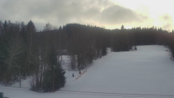 Dojezd hlavní sjezdovky