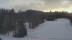 Dojezd hlavní sjezdovky