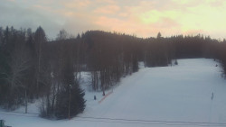 Dojezd hlavní sjezdovky